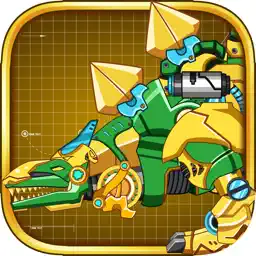 机械剑龙：组装/拼装恐龙玩具——双人益智拼图小游戏